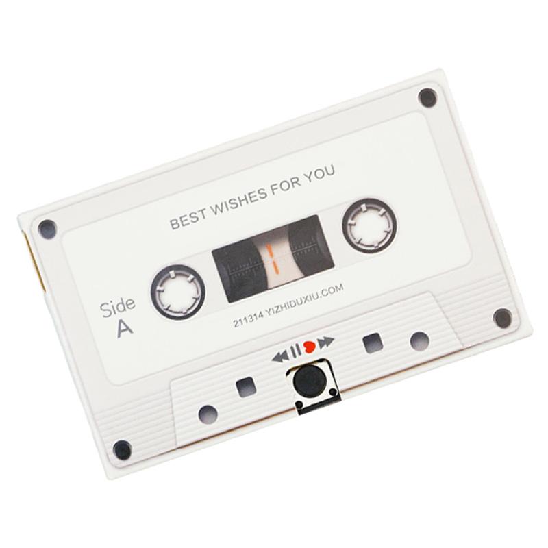 Recording Greeting Card Exquisite Unique Reusable Recordable DIY Greeting Card for Birthday Anniversaries