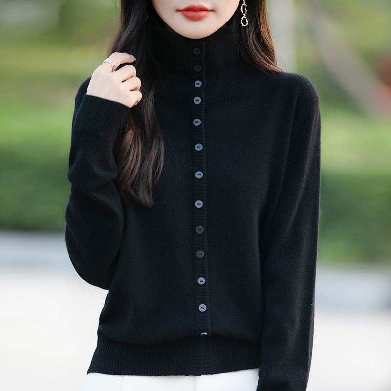 Женский легкий кардиган из 50% шерсти и 50% шелка Mulberry — универсальный трикотаж на все 4 сезона для комфорта и стиля в любое время года