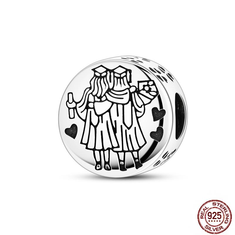 Woman Retro Copper Animal Tree Of Life Charms Beads Loveheart Fit Original Pendant Bracelet Diy Jewelry Making Gift