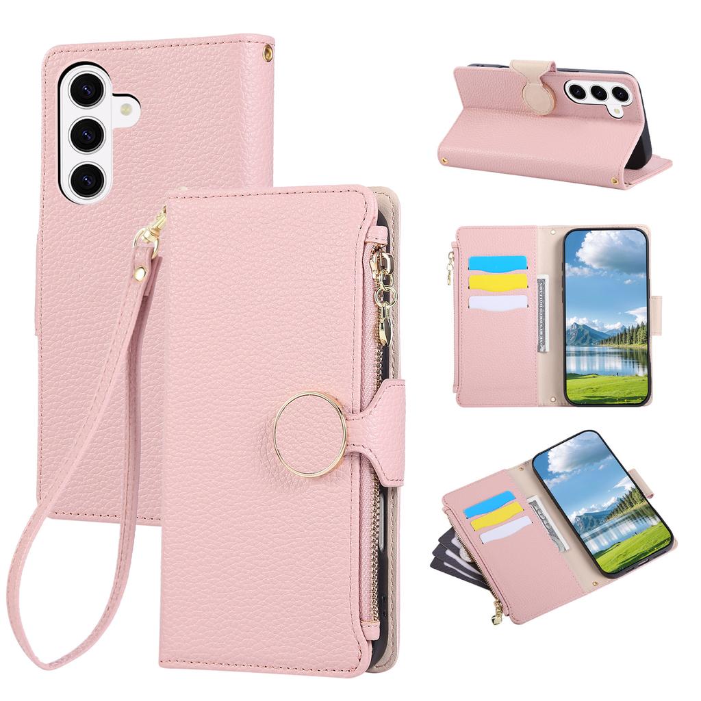 Кожаный чехол для T-Mobile Revvl 8 Pro/T-Mobile T Phone 3 Pro/Telekom T Phone 3 Pro с RFID-блокировкой