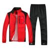 Men Outdoor Running Sport Suit Two Pcs/set Gym and Tracksuits  for Men