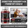 High content 100mg Coenzyme Q10, adult health and nutrition capsules, all-natural