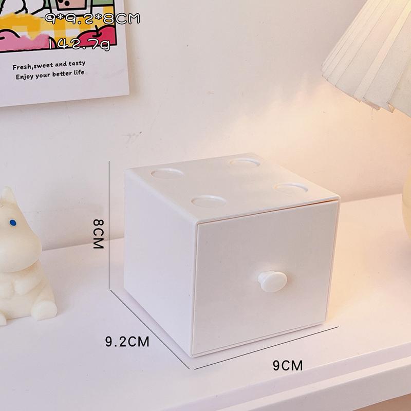 Настольный квадратный ящик для хранения макарон Ящик для хранения Комбинированный ящик для хранения строительных блоков Ящик для хранения косметики Ящик для хранения ювелирных изделий
