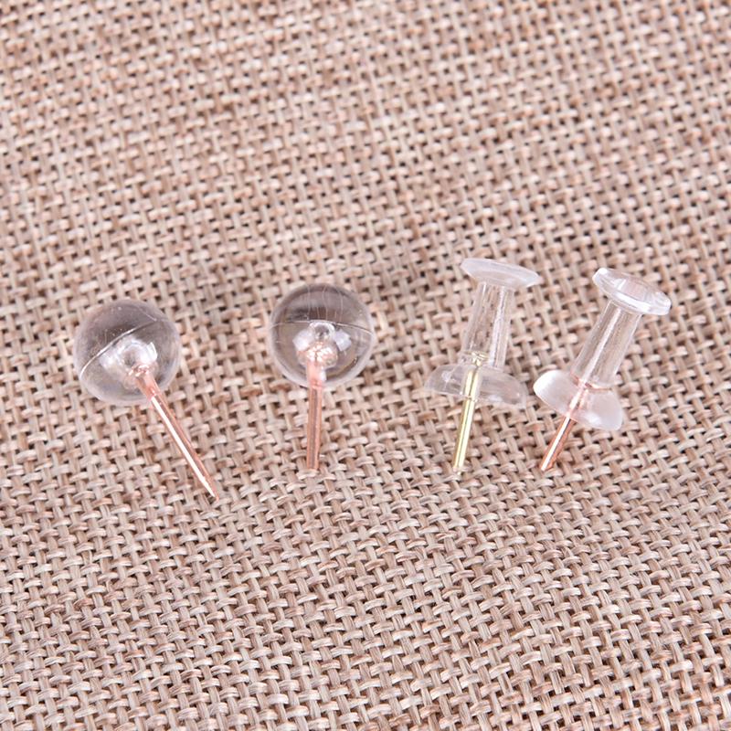 100 шт. канцелярская кнопка для большого пальца прозрачный цветной рисунок пробковая доска офисная канцелярская кнопка