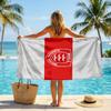 Модное пляжное полотенце Hull KR, портативное, мягкое, быстросохнущее, для плавания, кемпинга, отпуска