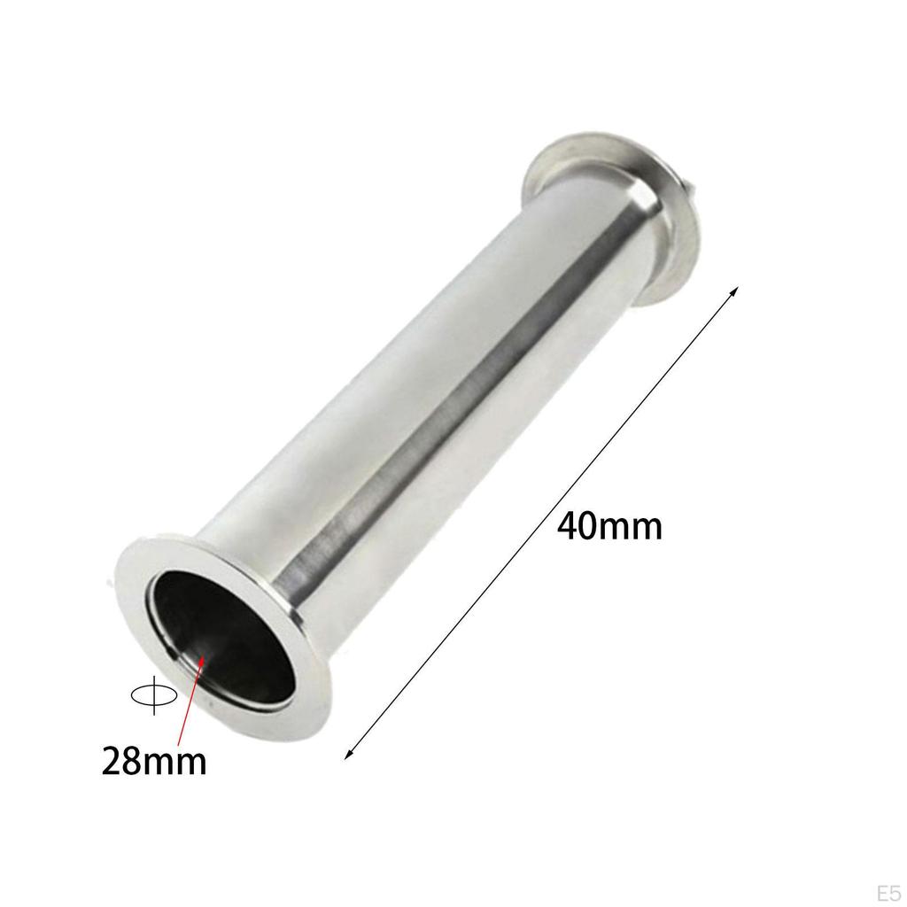 Hygienic Coil Pipe Fittings, Straight Connection, Flange Ends, Pipes, Fittings