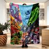 Five Nights at Freddy's Print Blanket - Soft & Comfortable, for Bedroom, Travel, Sofa, Home Decoration - Birthday Christmas Gift for Friend