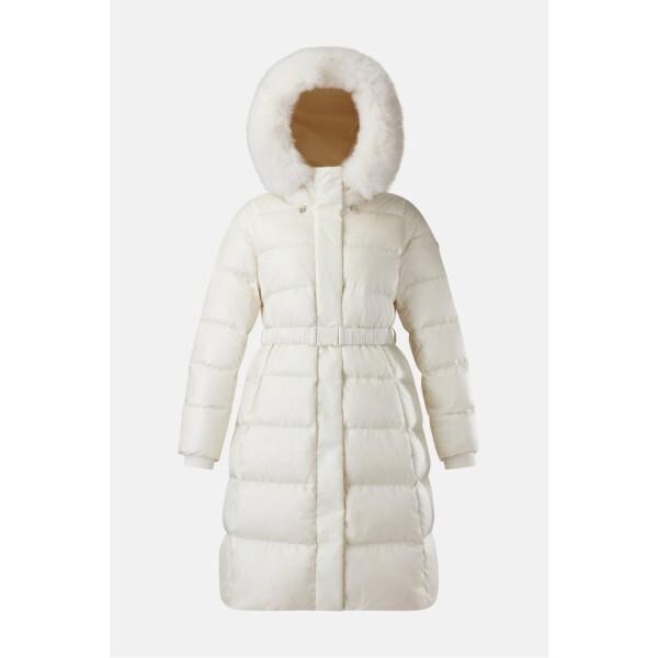 Kolon Sports Women Fox Fur Long Down Coat Tvjdw25562cre