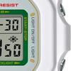 Casio Мужские кварцевые часы G-SHOCK с resin-корпусом, водозащитой 200 м, противоударные, с будильником DW-5600TMN-7