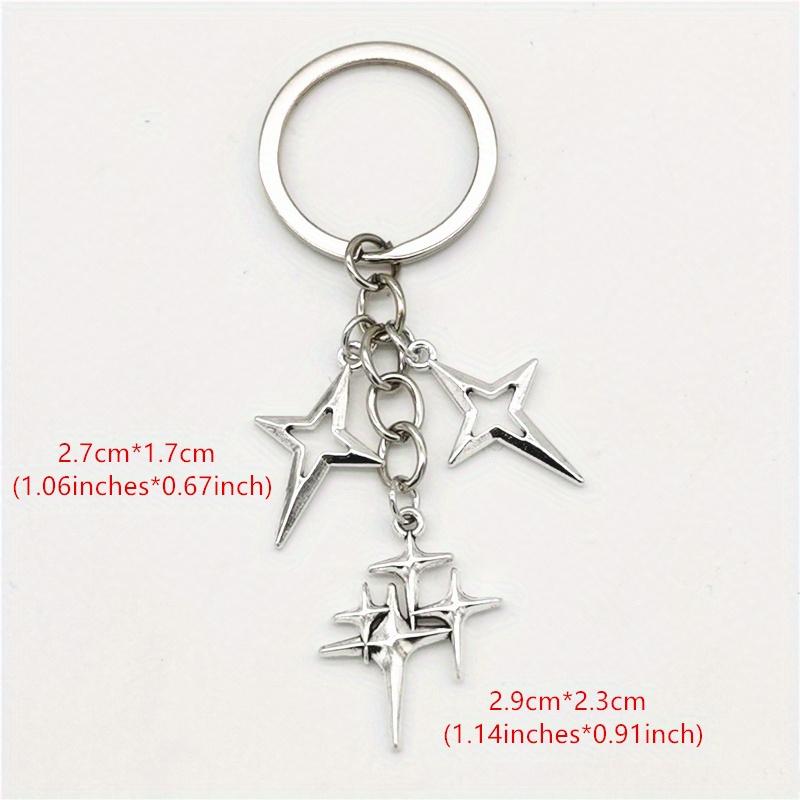 Y2K звезда брелок пентаграмма шарм звезда кулон брелок кошелек сумочка брелоки ювелирные изделия подарки