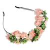 Женская повязка на голову с цветочным принтом в стиле бохо, гирлянда, фестиваль, свадебная повязка для волос