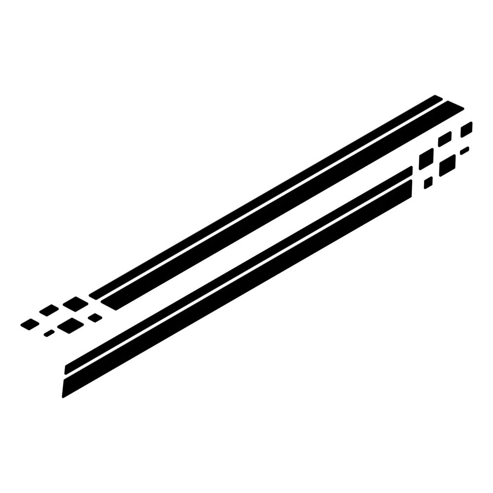 For Alfa Romeo Giulietta 2PCS Car Waist Line Stickers Sport Stripes Styling Vinyl Film Trim Decals Auto SUV Tuning Accessories