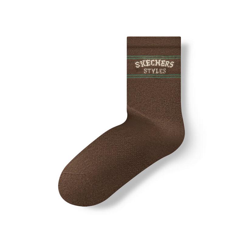 Skechers Men's Breathable Mid-Calf Athletic Socks