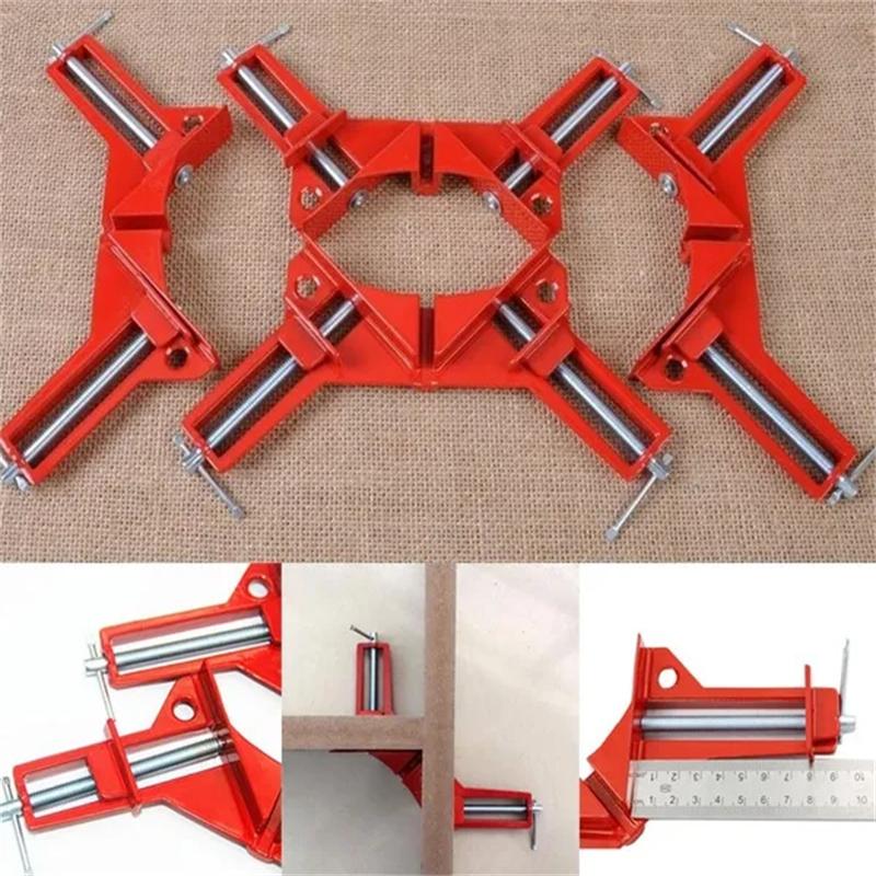 1/2/4 шт. алюминиевый сплав портативный 90° аквариум прямоугольный зажим фоторамка фиксированный угловой зажим набор для деревообработки инструменты DIY