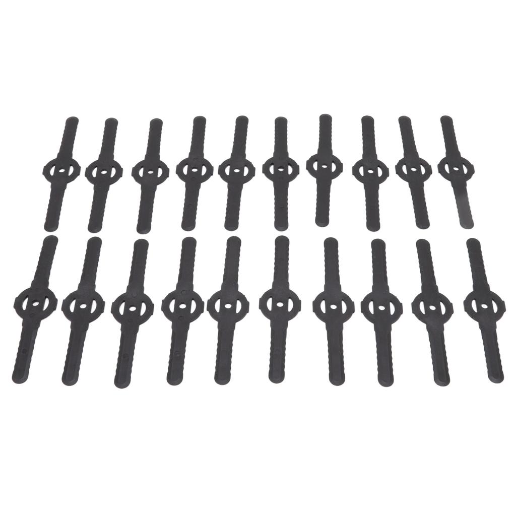 20 шт. пластиковые лезвия для газонокосилки садовый электрический триммер для травы аксессуары для триммера с длинным лезвием черный