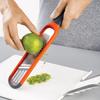Ginger Grater Tool with Handle Stainless Steel Lemon Zester Mini Grater for Garlic Nutmeg Cheese Fine Shreds Vegetable Cutter Non-Slip Grip Grater