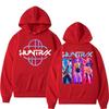 Худи с принтом Аниме KPop Охотники на демонов Осень Зима Женское Мужское Повседневная Мода Хип-Хоп Уличная одежда Y2K Флисовый Пуловер Толстовки