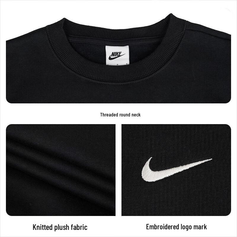 Nike Женская зимняя флисовая толстовка-пуловер