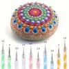 16PCS Mandala Dotting Tool Set For Painting Rocks Mandala Art & Ceramic Pottery Craft With Dotting Tool Acrylic Sticks Templates