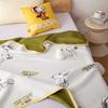 Snoopy Knitted Jacquard Summer Blanket