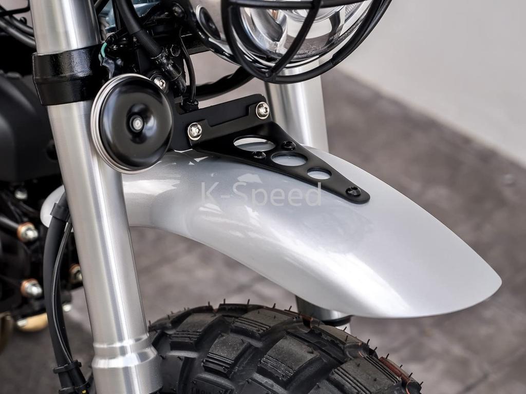K-SPEED-DX021 Серебряное переднее крыло для Honda DAX125
