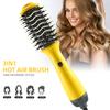 Hot Air Brush Multi-Function Hair Dryer Straightener Curler Comb One Step Professional Salon Hair Styler and Volumizer Ion Blow