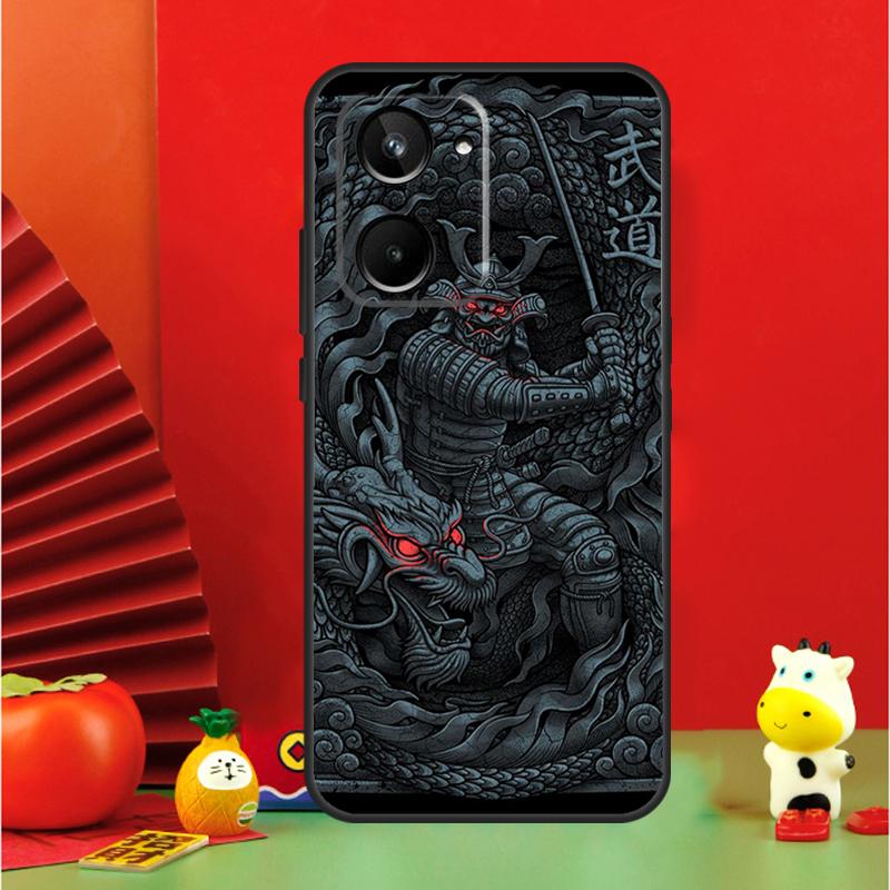 Аниме Японский Самурай Для Realme GT Neo 6 C21Y C25s C30 C31 C33 C35 C51 C53 C55 C67 GT5 9 10 11 12 Pro Plus Чехол