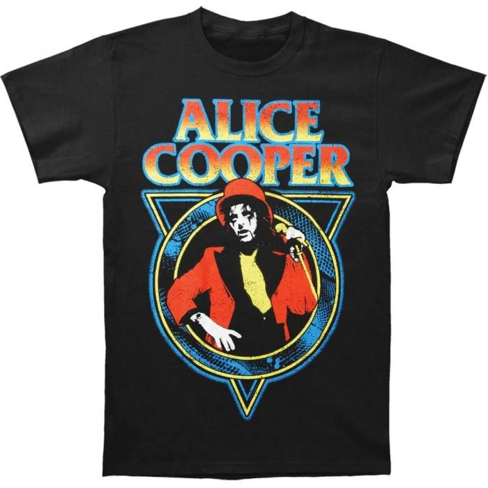 Хлопковая футболка унисекс для взрослых Alice Cooper со змеиной кожей