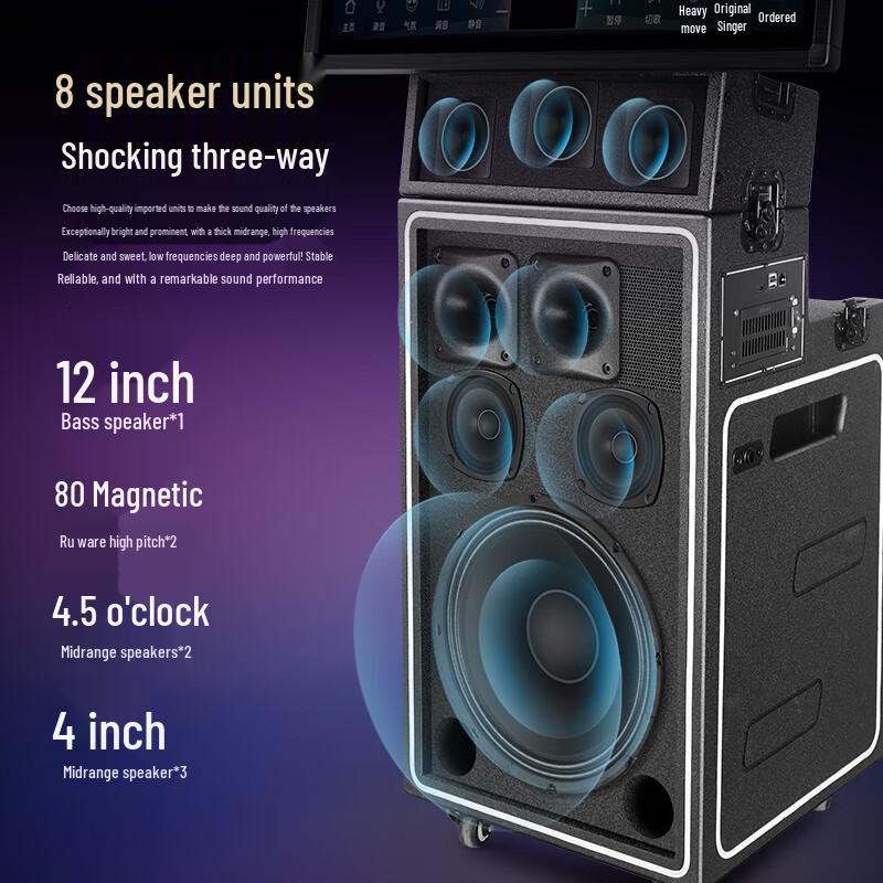 SAST All-in-One Portable KTV & Conference Audio System