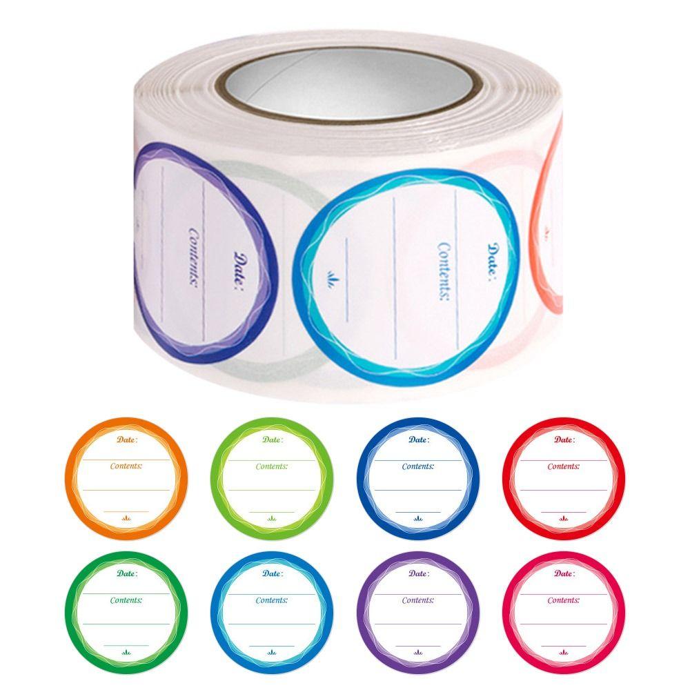 Food Freezer Self Adhesive Food Stickers Food Storage Label Kitchen Sticker Date Content Label