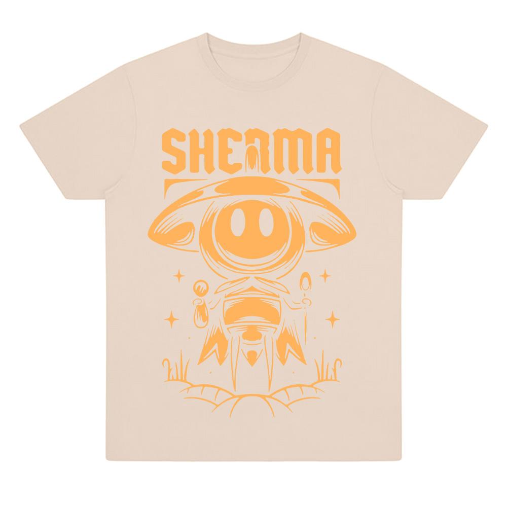 Футболка унисекс Hollow Knight Sherma Футболка Hollow Knight Silksong Горячая игровая футболка Хлопок Смешная футболка С круглым вырезом Мультяшная Одежда Y2K Повседневная