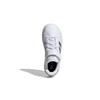Adidas Grand Court 2.0 Little Kid 'White Matte Silver' GW6516