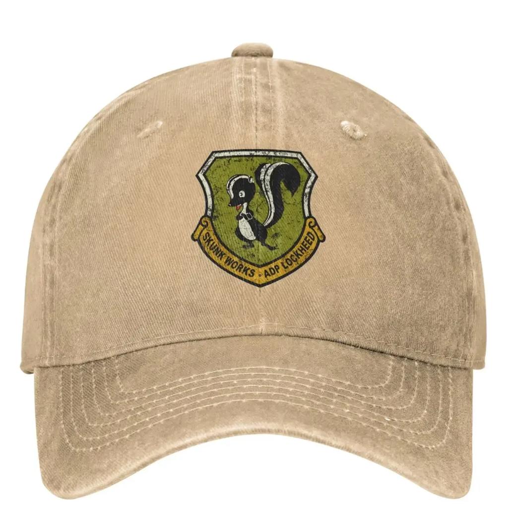 Lockheed Martined Baseball Cap Skunk Works Unisex Unisex Sun Visors Trucker Dad Hat Summer Casual Kpop Rock Baseball Caps