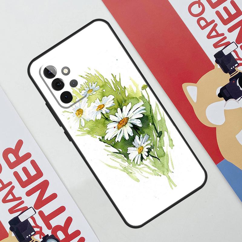 Чехол для телефона Daisy Watercolor для Samsung Galaxy A53 A33 A23 A13 A52 A32 A22 A12 A51 A71 A14 A24 A34 A54 A21S