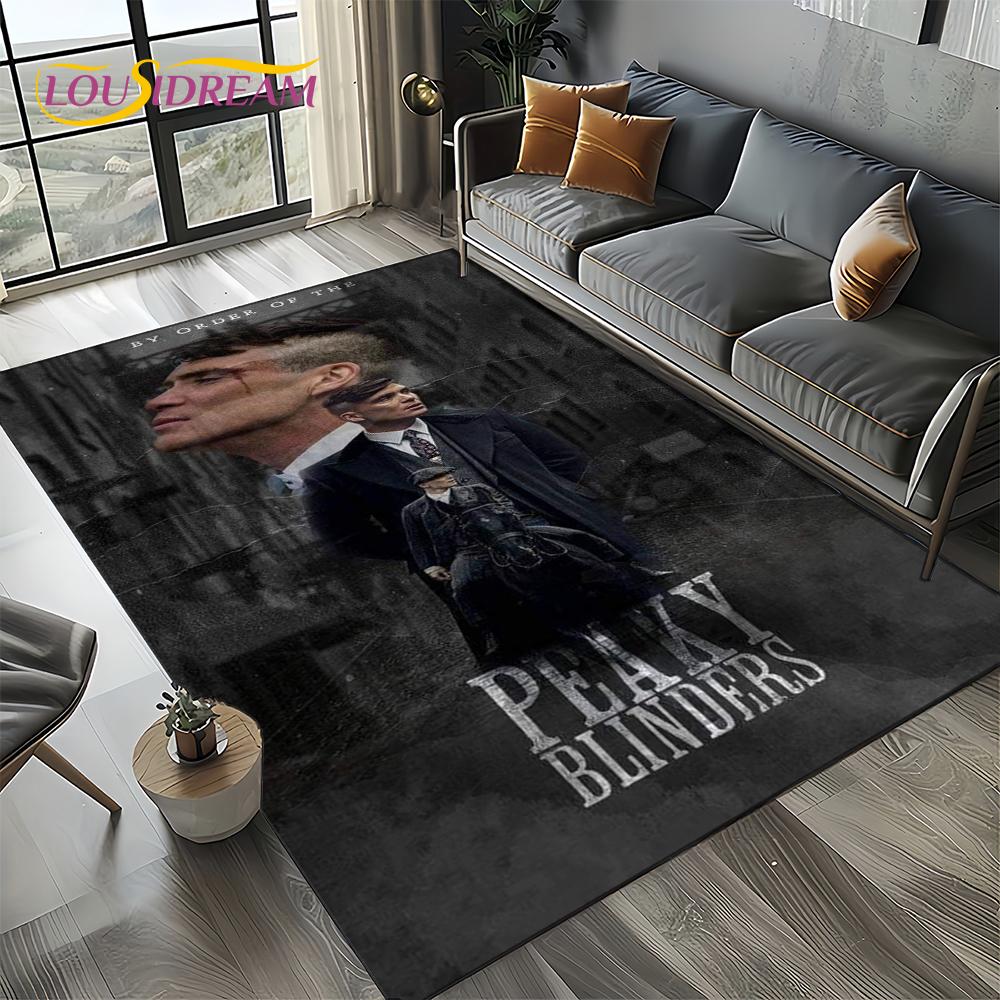 2025 Новый ковер Томми Шелби P-Peaky B-Blinders для спальни, гостиной, дома, украшение дивана, детский игровой коврик, подарок