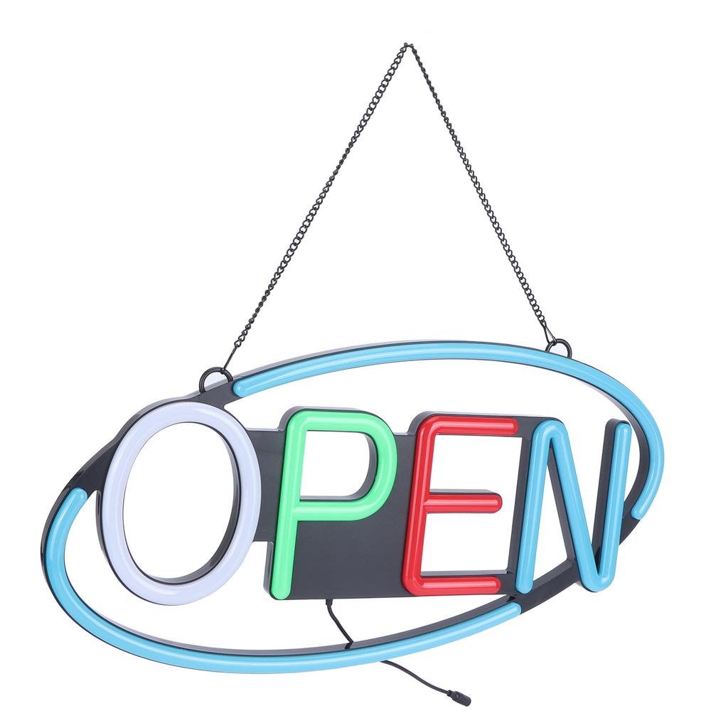 OPEN Буквы в форме подвесных светодиодных неоновых вывесок Светодиодная декоративная лампа для домашнего магазина