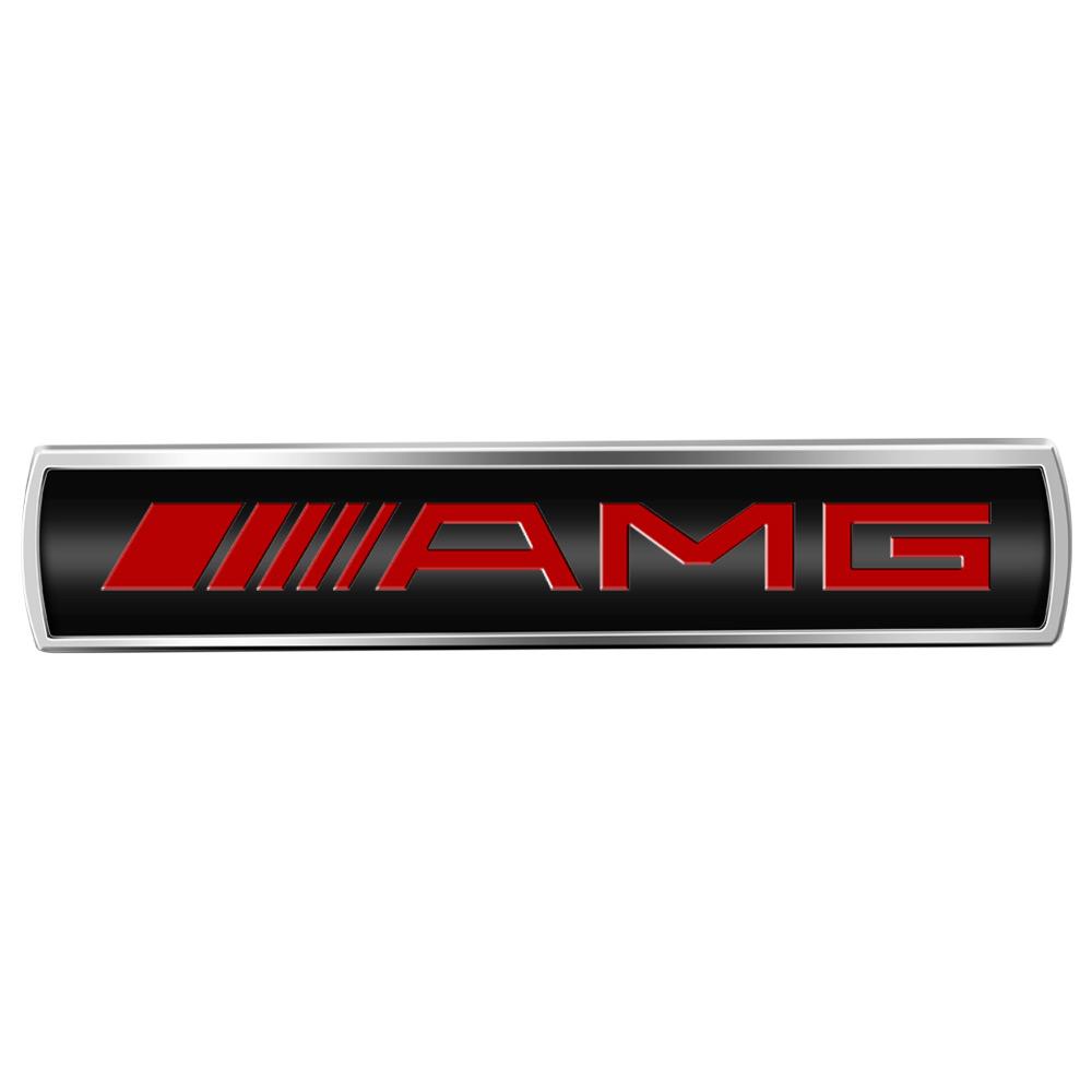 1pcs 3D Metal Badge Car Body Trunk Decoration Sticker Motorcycle Decals For Mercedes Benz AMG W203 W204 W212 W213 GLC GLA CLA