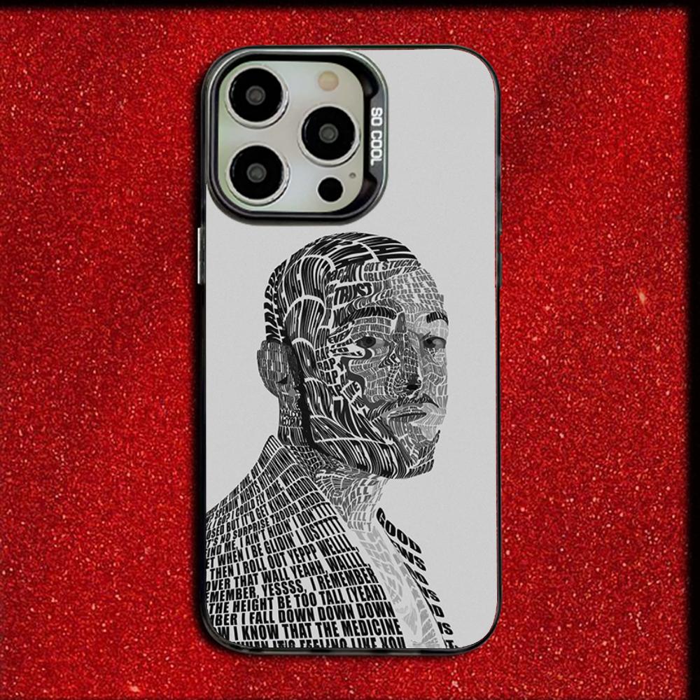 Чехол для телефона рэпера M-Mac Miller для iPhone 16,15,14,13,12,11,Mini,Pro,MAX Матовый противоударный мягкий черный чехол