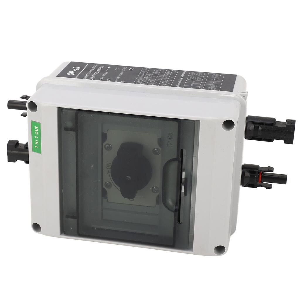 DC1000V 32A Солнечный выключатель постоянного тока Серебряные контакты PC 1 вход 1 выход Изолятор постоянного тока для инвертора