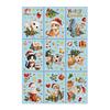 9 Sheets/Set Christmas Window Cling Removable Waterproof PVC Winter Merry Christmas Static Glass Sticker Holiday Party Decoration Decal