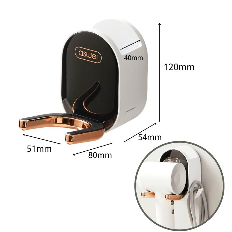 Настенный держатель для фена-держатель для фена для сверхзвукового фена Dyson, подставка-органайзер для хранения в ванной комнате