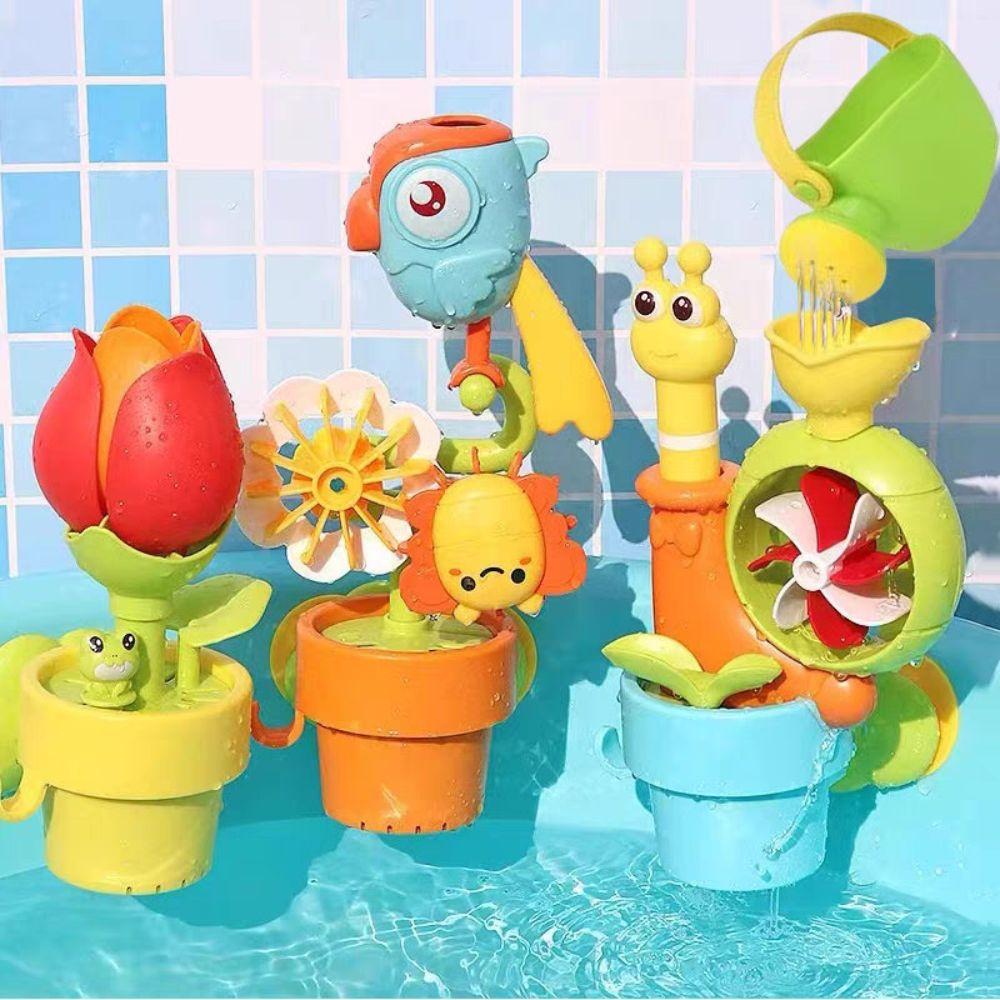 Душ интерактивный детские игрушки для купания Цветок Цветущая вода Ванная комната Ванна игрушка Пляж Бассейн
