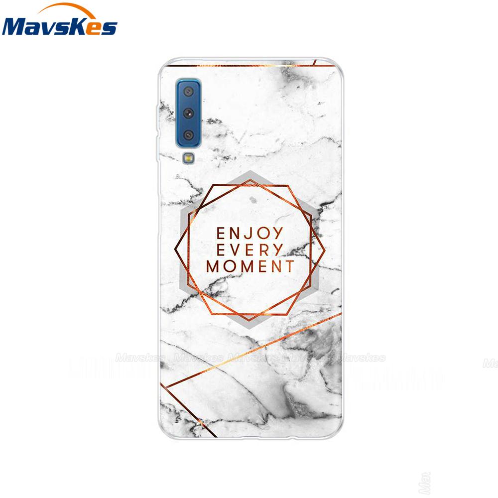 Силиконовый Чехол Для Samsung Galaxy A7 2018 Чехол A750 A750F Чехол 6.0' ТПУ Чехол для Телефона Для Samsung A 7 2018 750 750F Fundas Coque