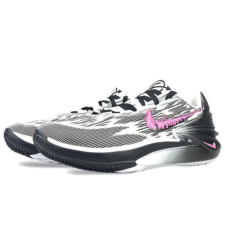 Nike Эйр Зум GT. Кроссовки для баскетбола низкие, 2 амортизирующих слоя, износостойкие, унисекс, Черный/Розовый FJ8914-100(Team40-S-BOX)