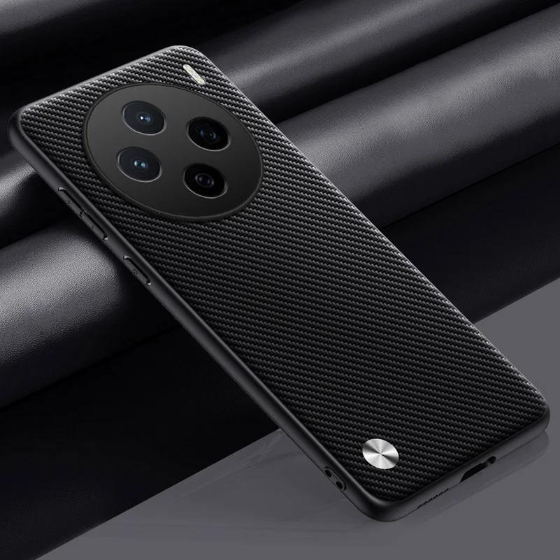 Простой чехол из искусственной кожи для VIVO X200s X200 Pro Mini X 200 Ultra Matte Cover Luxury Camera Protective Противоударный чехол с мягкой рамкой