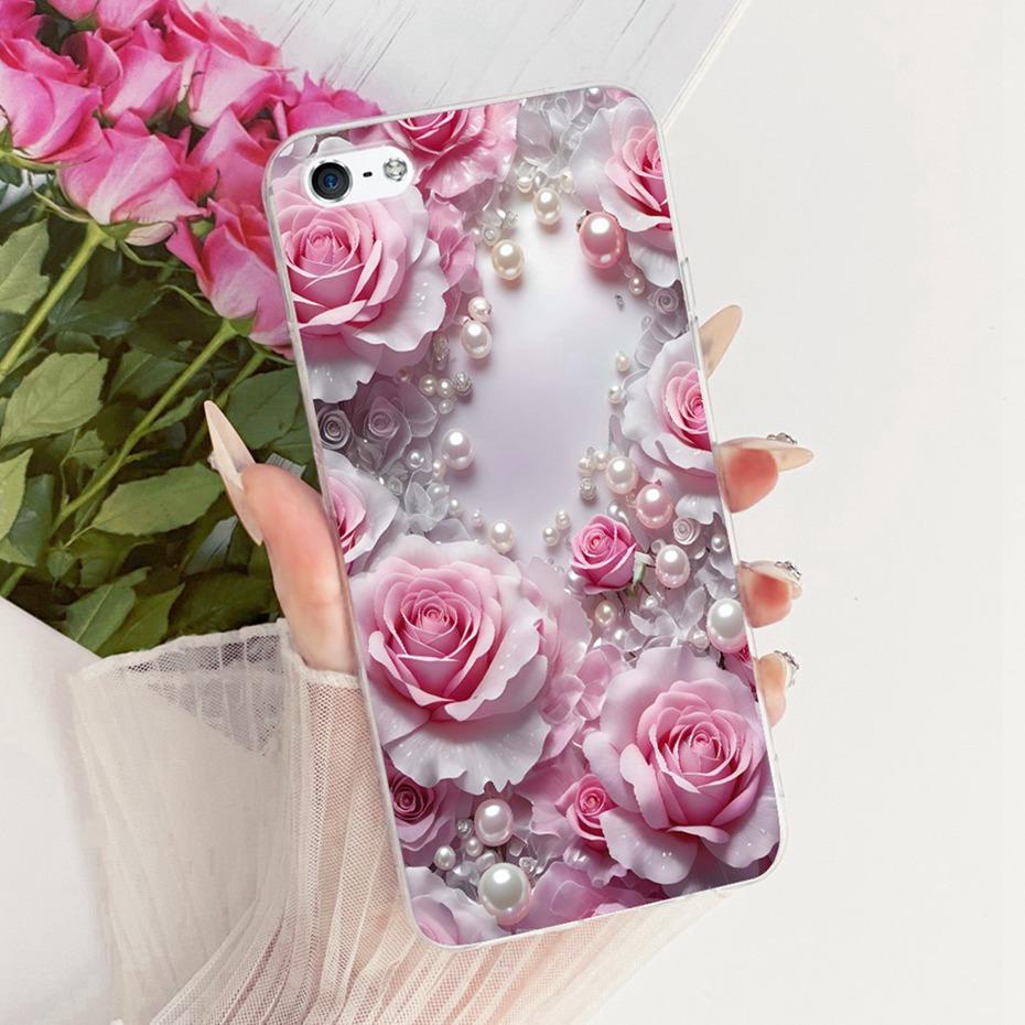 Cute Printing Phone Case For iPhone 5 5s SE (2016) 4 4s Soft Silicone TPU Cases For iPhone4 4s iPhone5 5s Covers Bumpers
