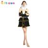 Elegant Women's Golden Nun Cosplay Costume Short Skirt Ideal For Stage Performances And Events