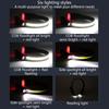Ручные светодиодные налобные фонари USB-перезаряжаемые налобные фонари с датчиками движения Фары 6 режимов освещения IPX4 Водонепроницаемый налобный фонарь