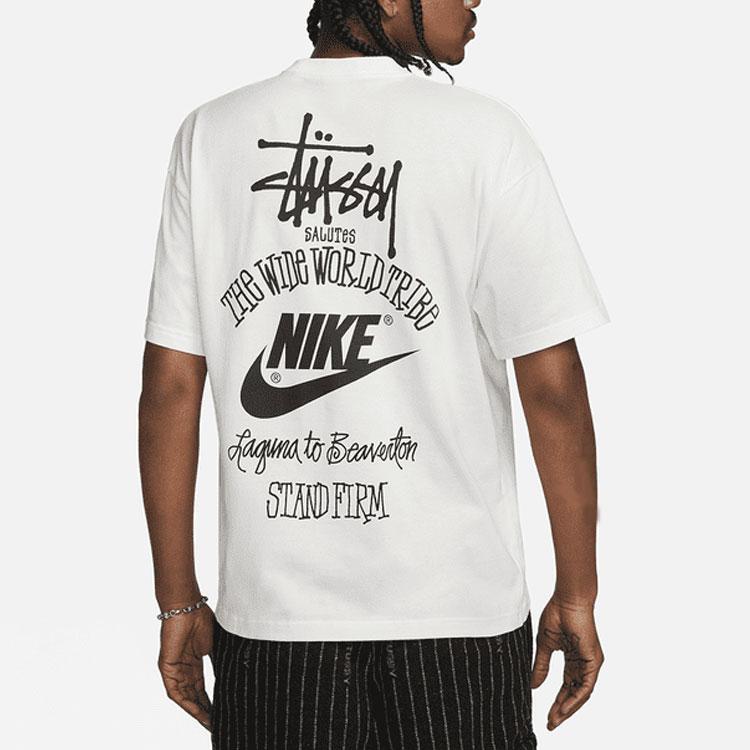Nike Белые мужские футболки X Stussy DV1774-100