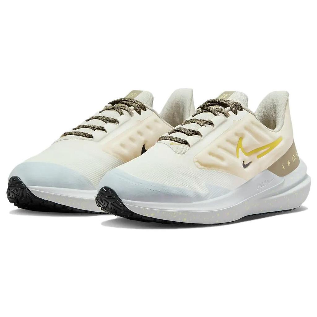 Nike Air Winflo 9 Shield Pale Ivory High Voltage Women Sneakers Cream Neutral-Olive Sea-Glass DM1104-100
